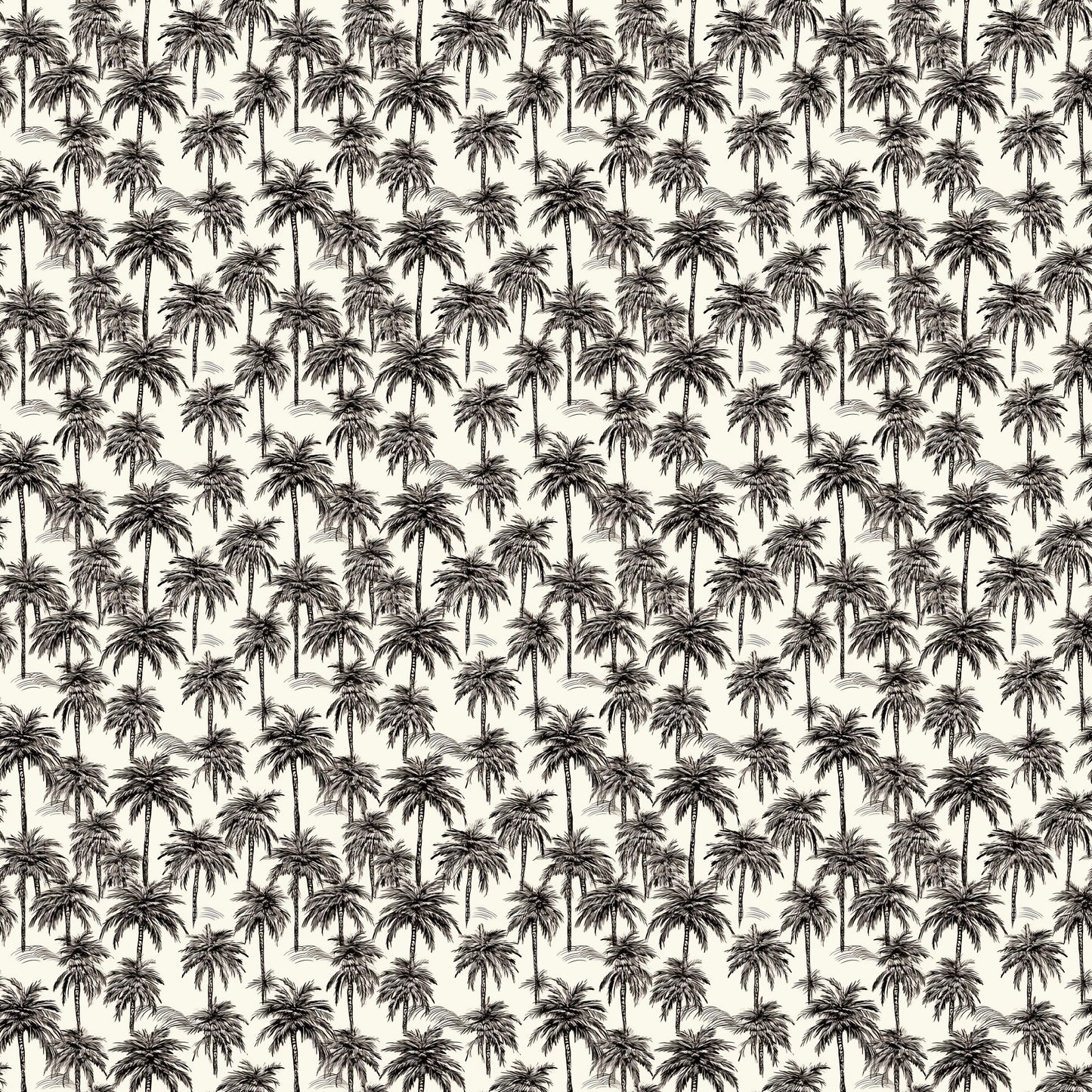 Black And White Palm Tree Brazil One-Piece Swimsuit