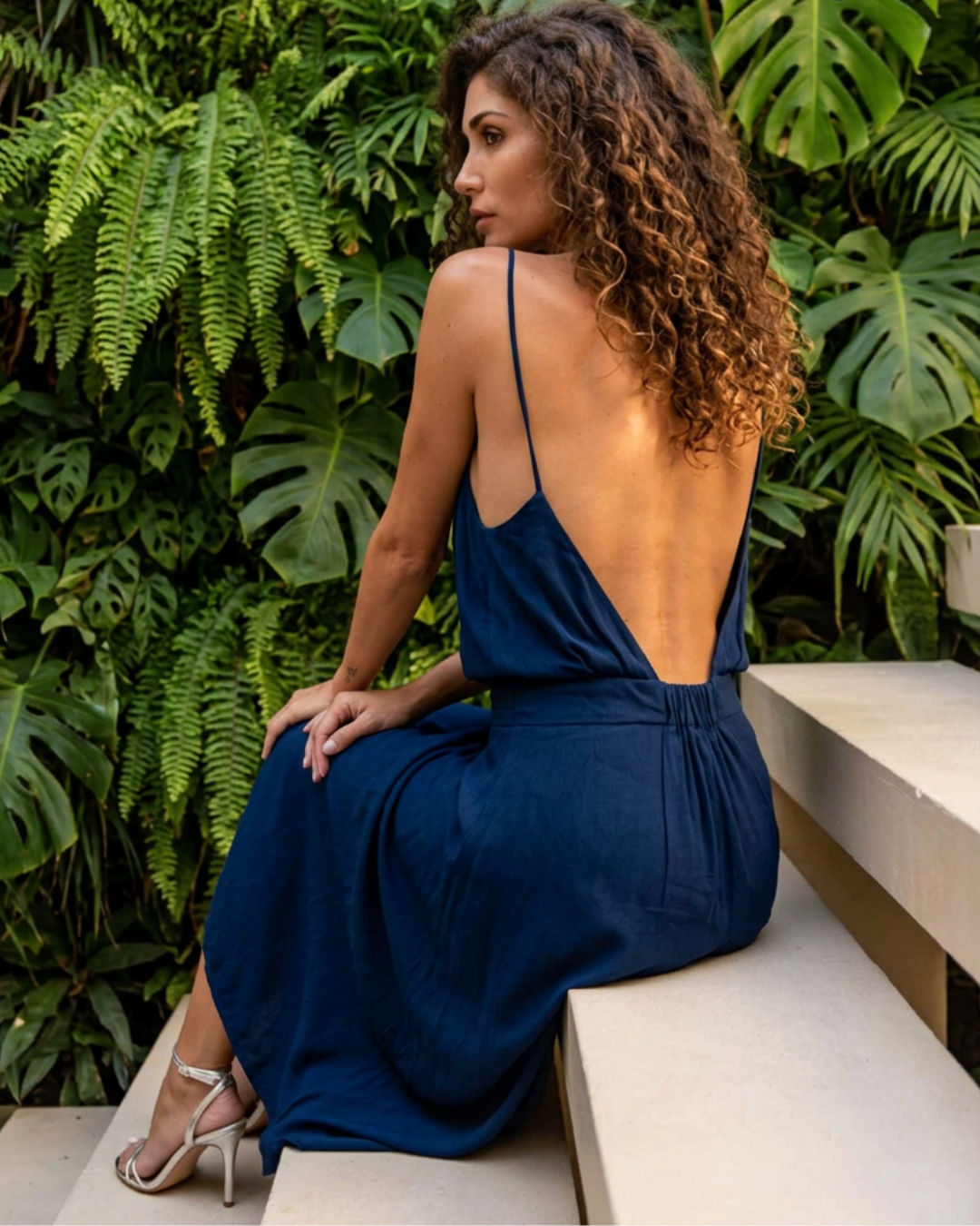 Robe Marie Sans Manches 100% Soie de Mûrier