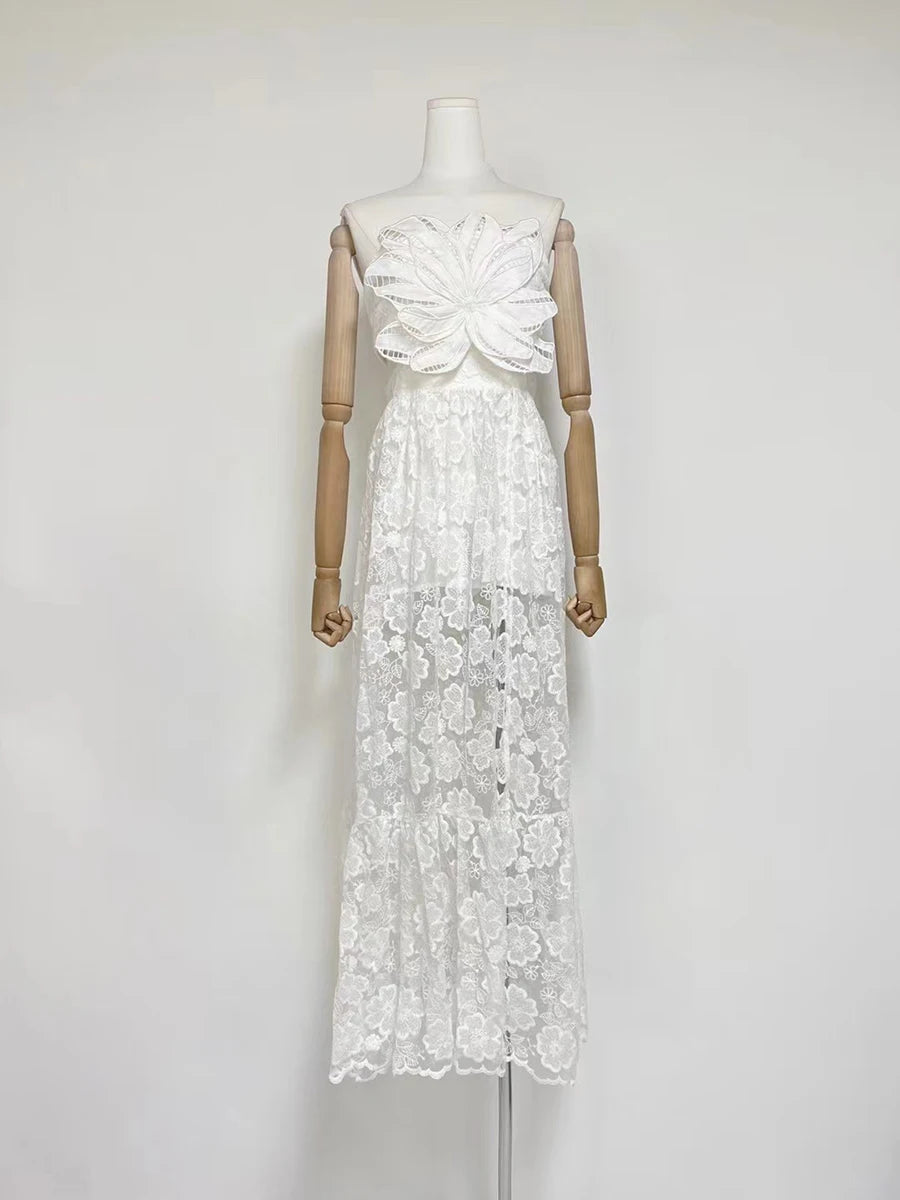 Sandy - Robe Body en Dentelle