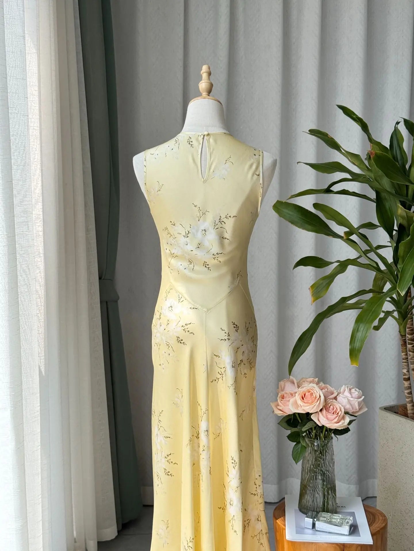 Robe Claire Sans Manches 100% Soie de Mûrier