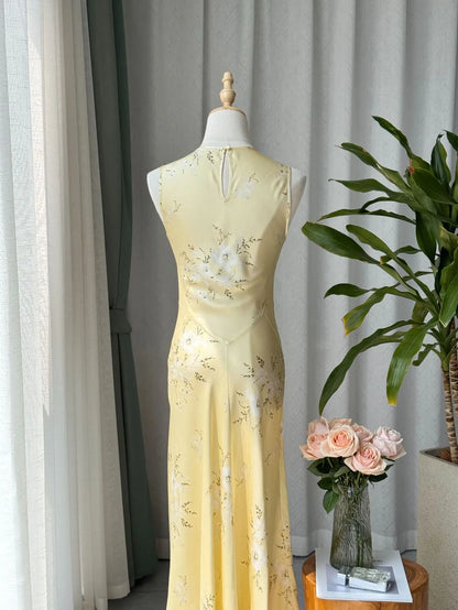 Robe Claire Sans Manches 100% Soie de Mûrier