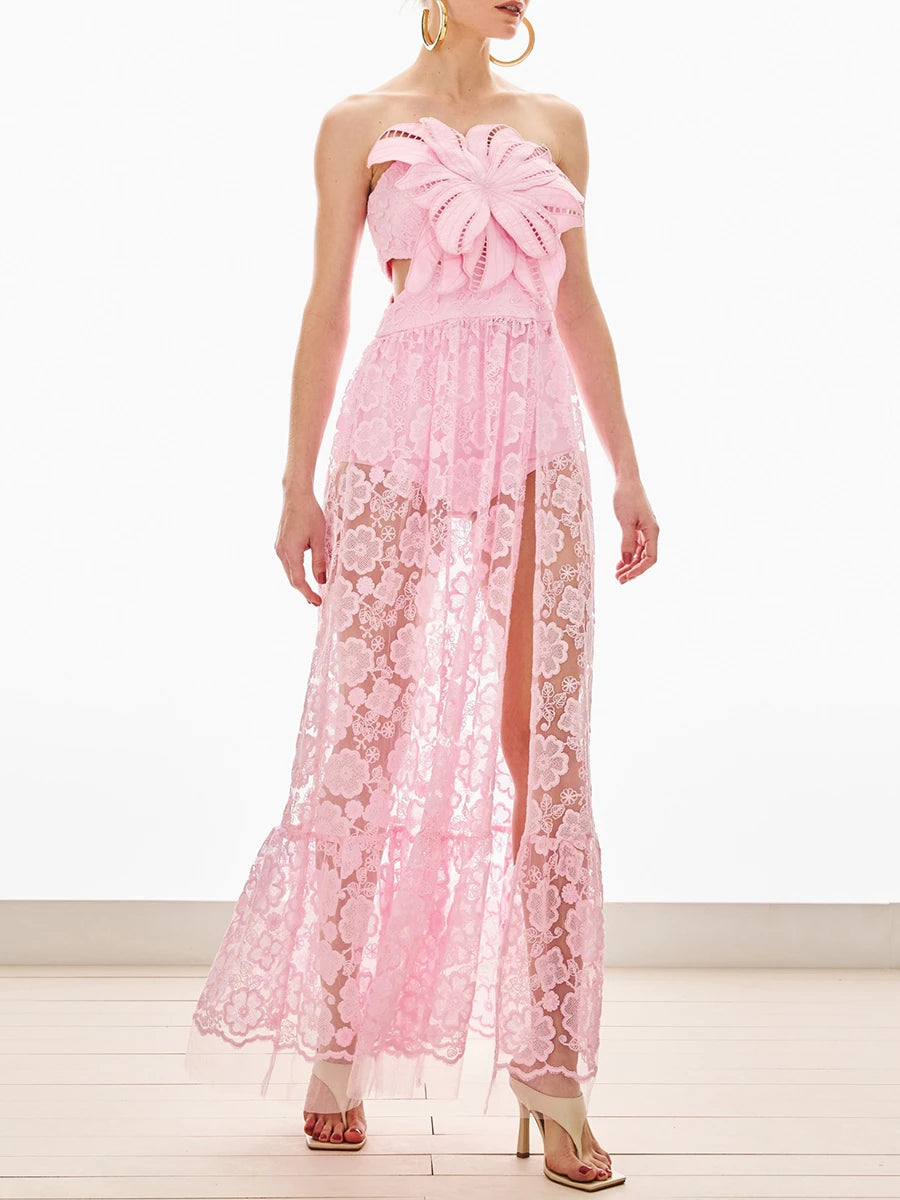 Sandy - Robe Body en Dentelle