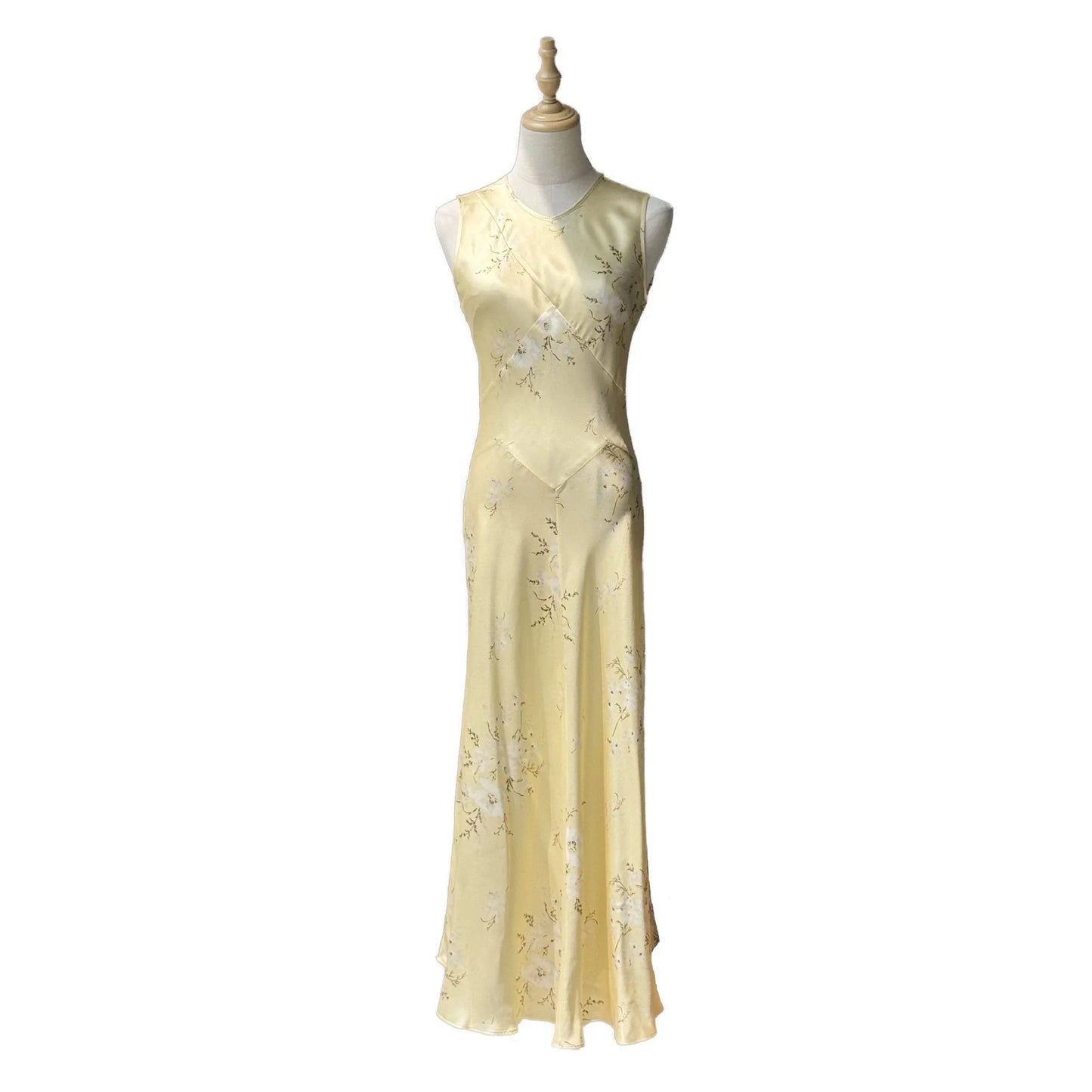 Robe Claire Sans Manches 100% Soie de Mûrier