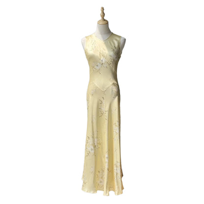 Robe Claire Sans Manches 100% Soie de Mûrier