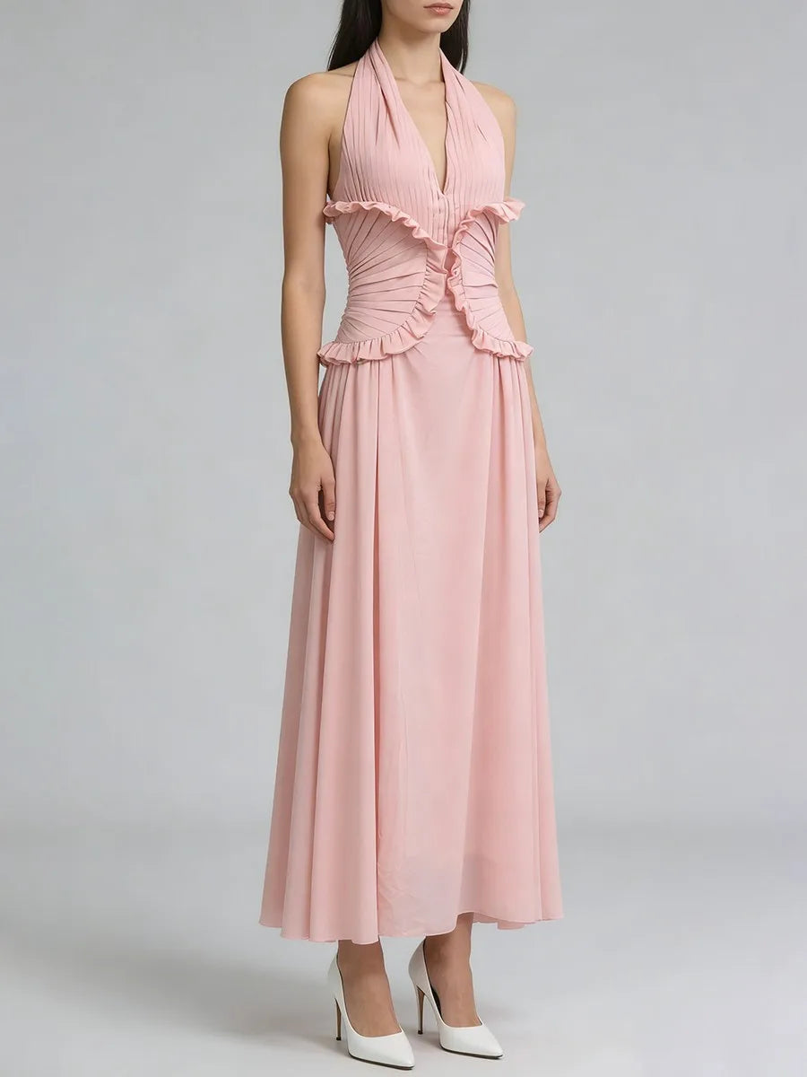 Marianne - Pleated Waist Dress