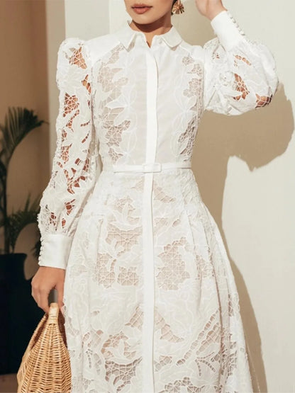 Christina - Richelieu Lace Dress