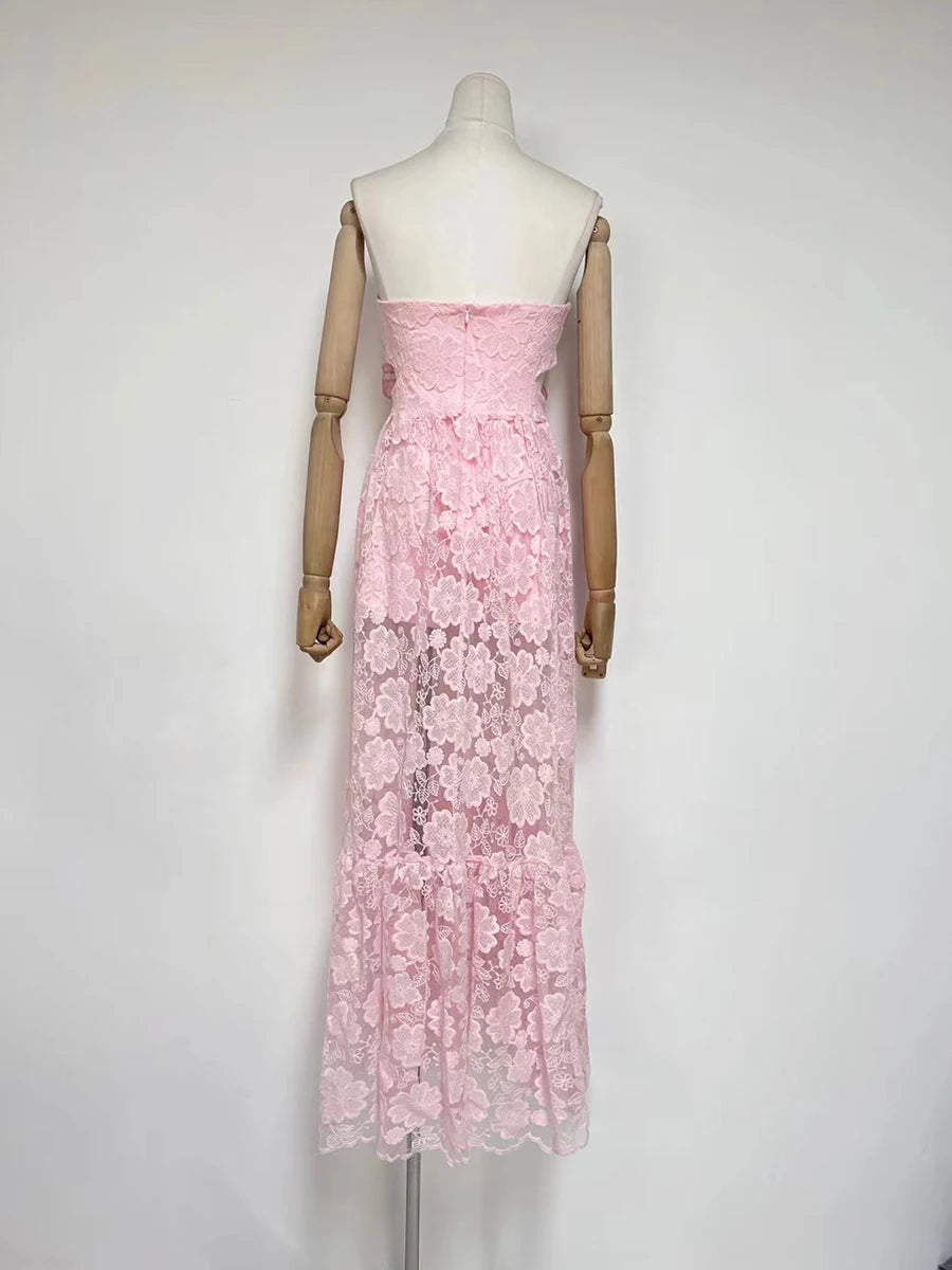 Sandy - Robe Body en Dentelle