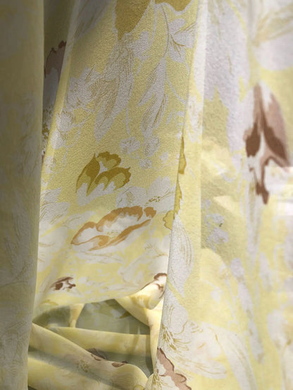 Robe Charlotte Manches À Volant 100% Soie De Mûrier