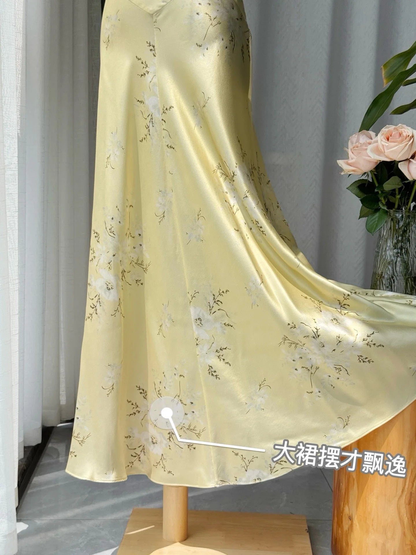 Robe Claire Sans Manches 100% Soie de Mûrier