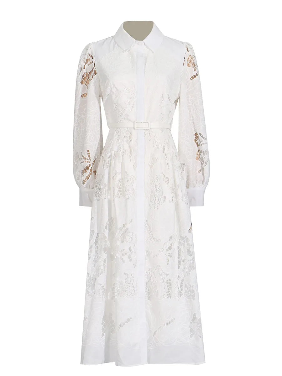 Christina - Richelieu Lace Dress