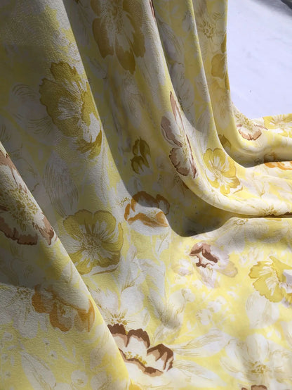 Robe Charlotte Manches À Volant 100% Soie De Mûrier