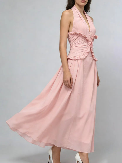 Marianne - Pleated Waist Dress