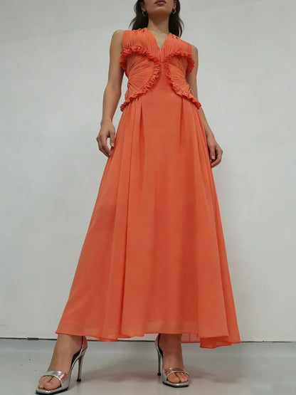 Marianne - Pleated Waist Dress