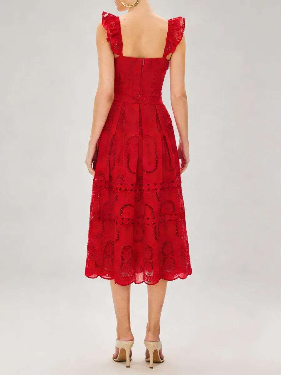 Carolina - Two-Piece Richelieu Lace Set