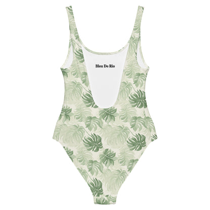 Delicate Monstera Jungle One-Piece Swimsuit