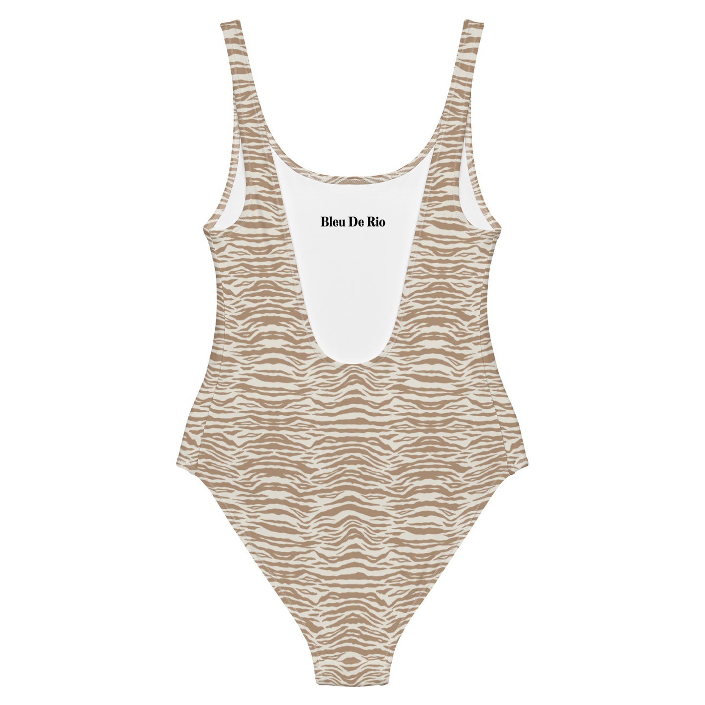 Safari Zebra Animal Print One-Piece Swimsuit