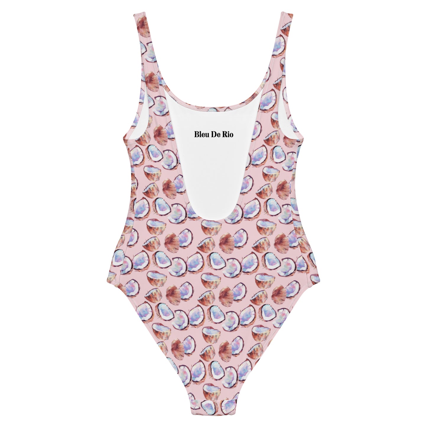 Pink Coconut Fruit One-Piece Swimsuit