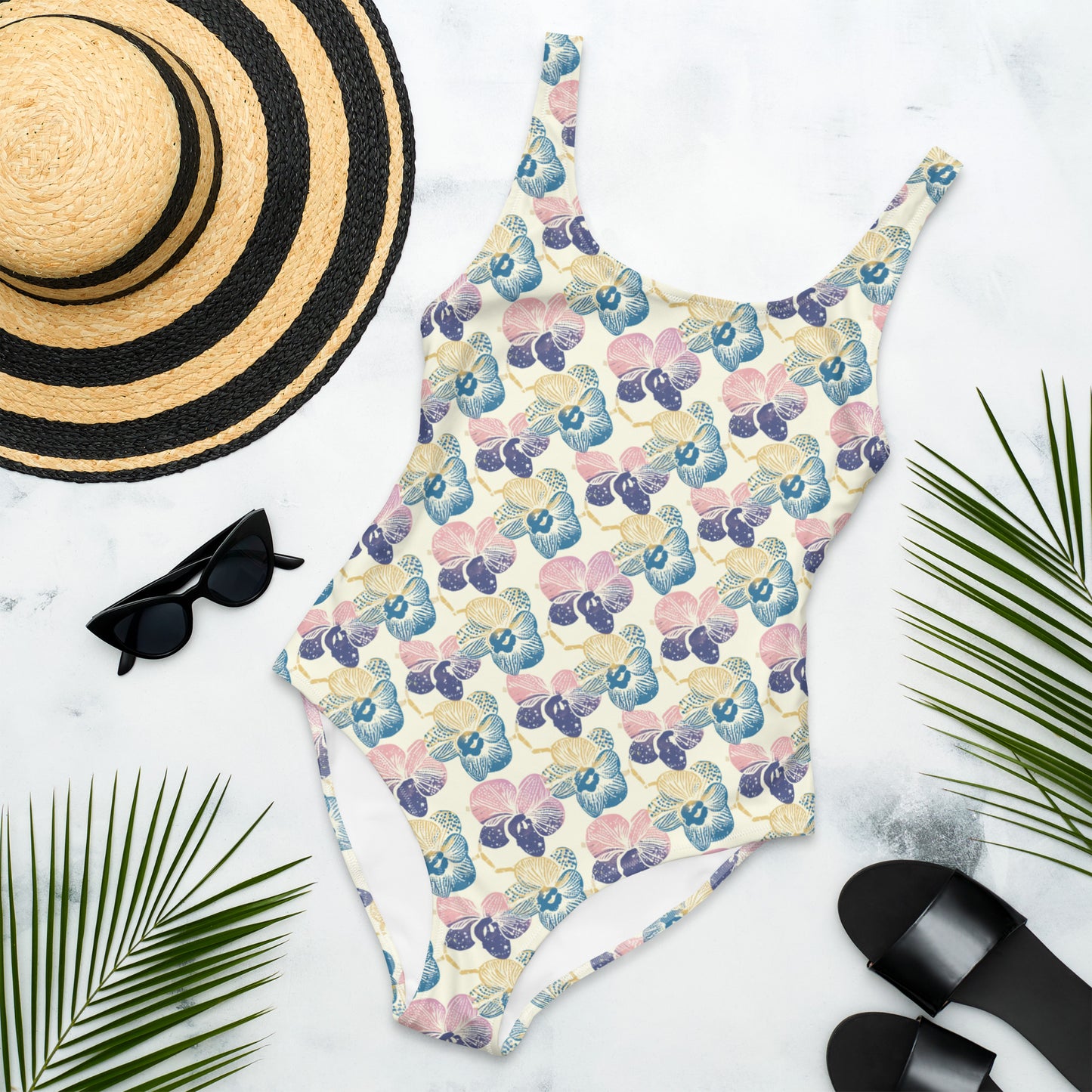 Pastel Orchid Japan One-Piece Swimsuit