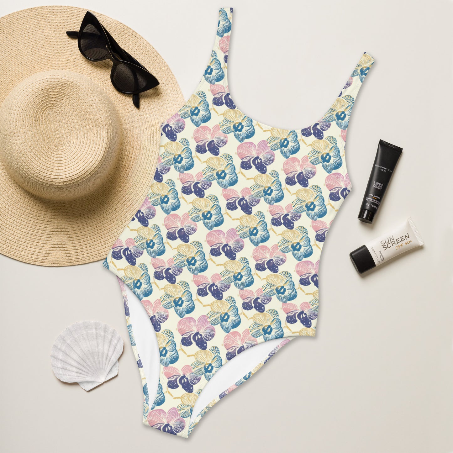 Pastel Orchid Japan One-Piece Swimsuit