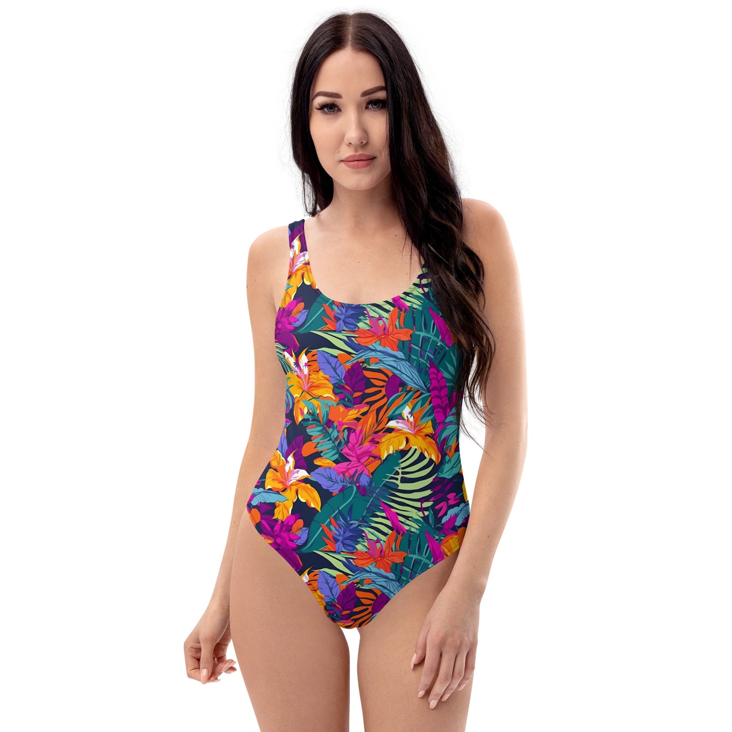 Tropical Jungle Garden One-Piece Swimsuit