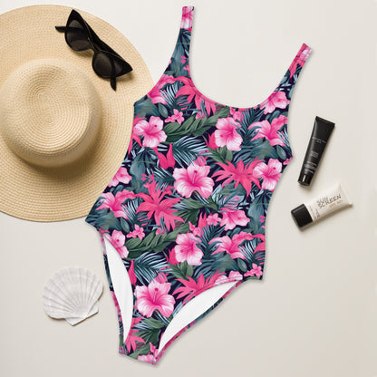 Hawaii Hibicus Flora One-Piece Swimsuit