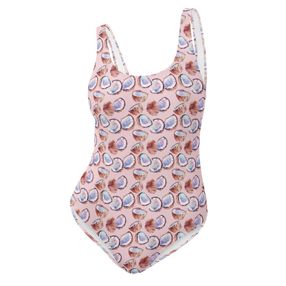 Pink Coconut Fruit One-Piece Swimsuit