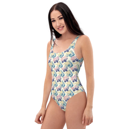 Pastel Orchid Japan One-Piece Swimsuit