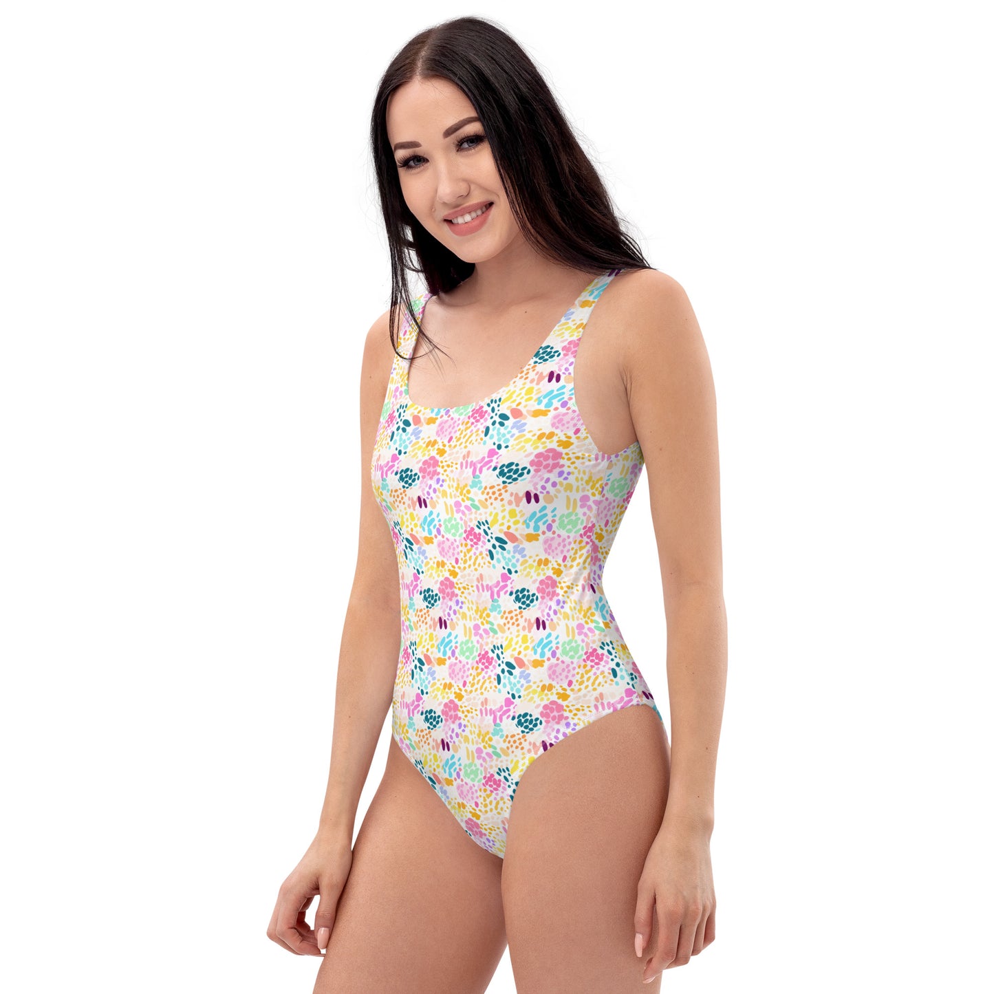 Candy Panther Animal Print One-Piece Swimsuit