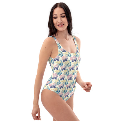 Pastel Orchid Japan One-Piece Swimsuit