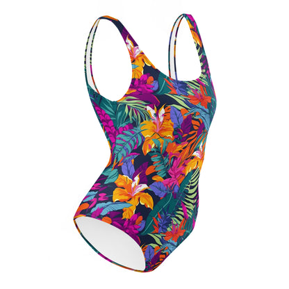 Tropical Jungle Garden One-Piece Swimsuit