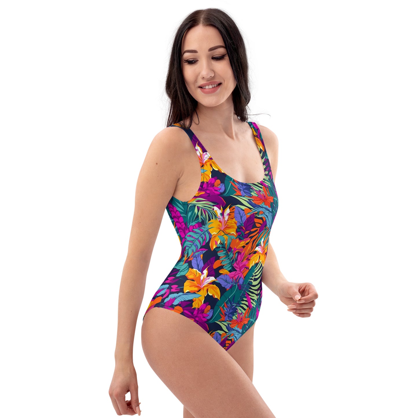 Tropical Jungle Garden One-Piece Swimsuit