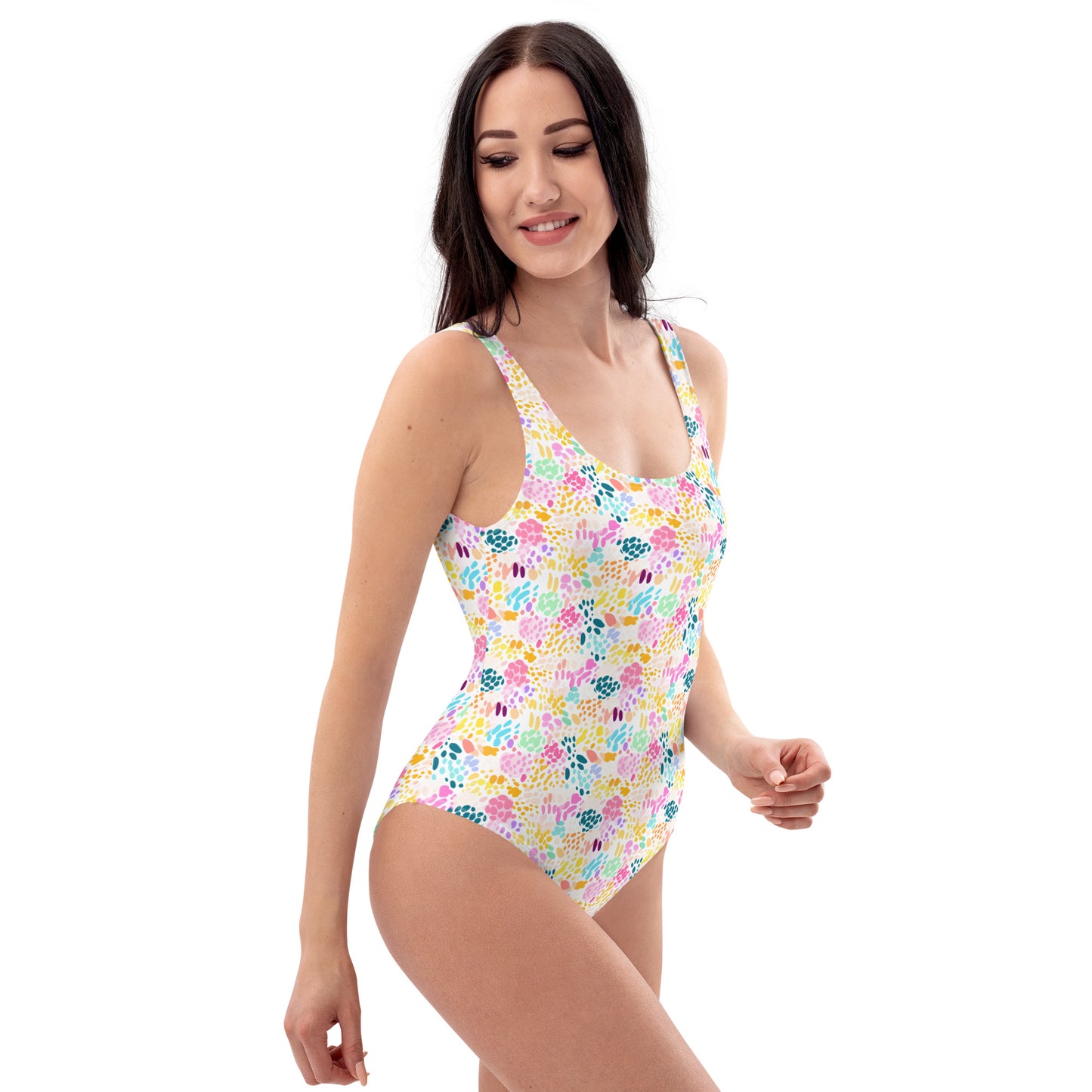 Candy Panther Animal Print One-Piece Swimsuit