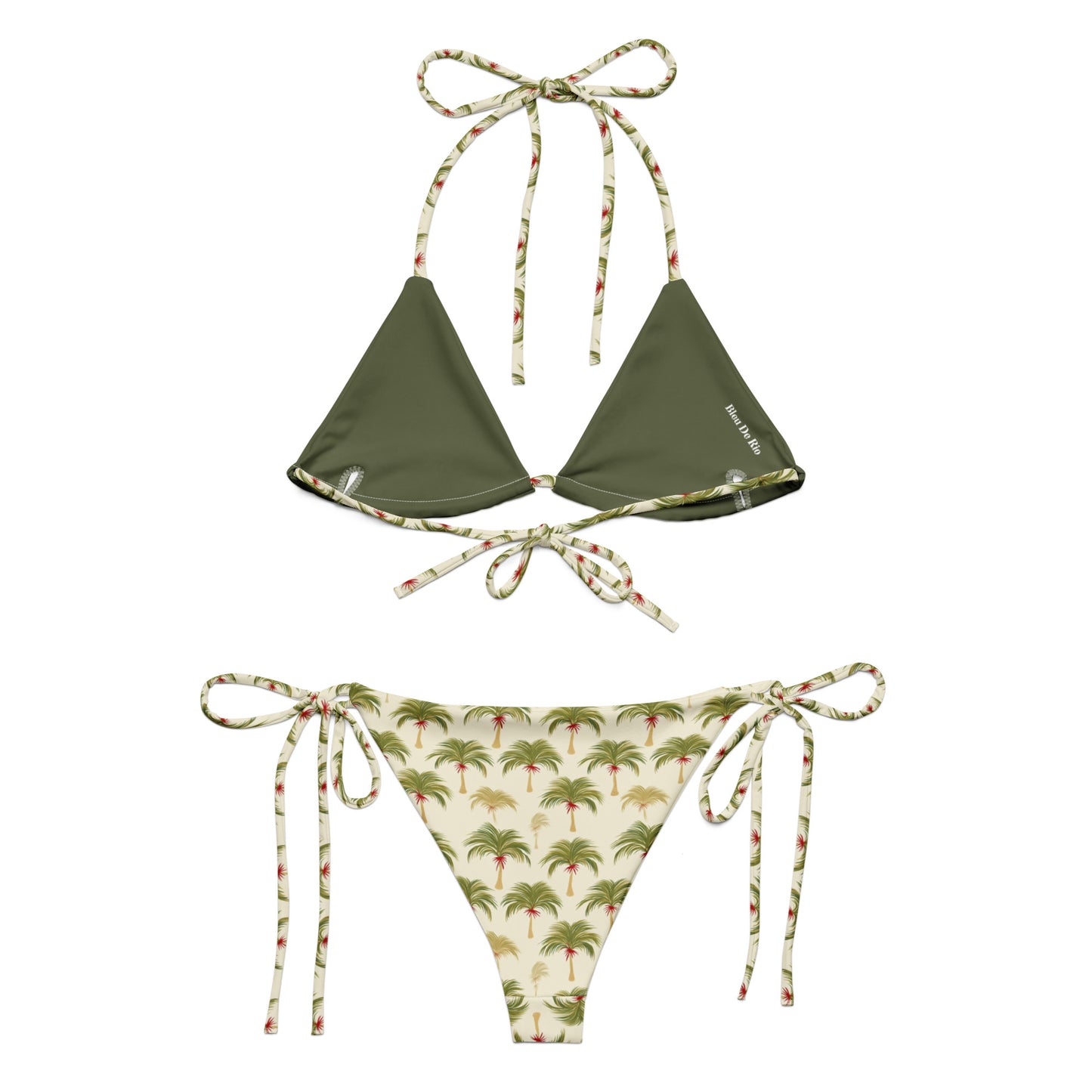 Vintage Palm Tree Brazil Triangle Bikini