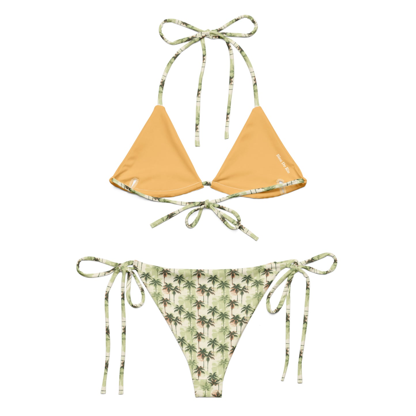 Island Brazil Palm Tree Triangle Bikini