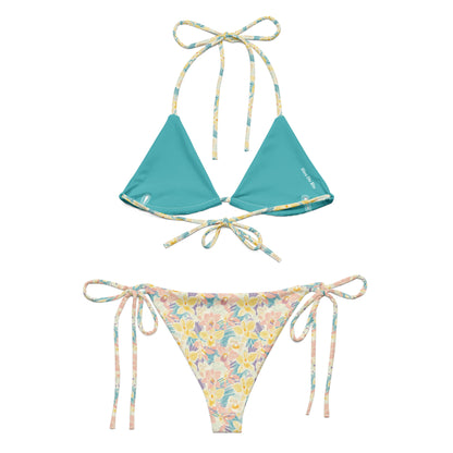 Pastel Orchid Garden Triangle Bikini