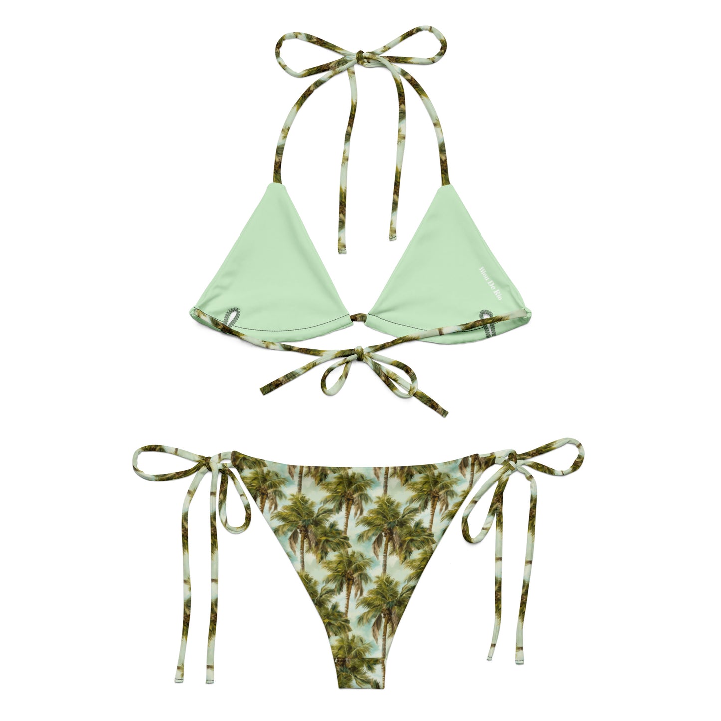 Brazil Spring Coconut Tree Triangle Bikini