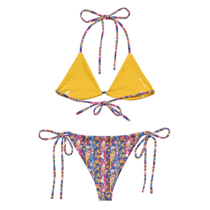 Fleury Perruche Bird Animal Print Triangle Bikini