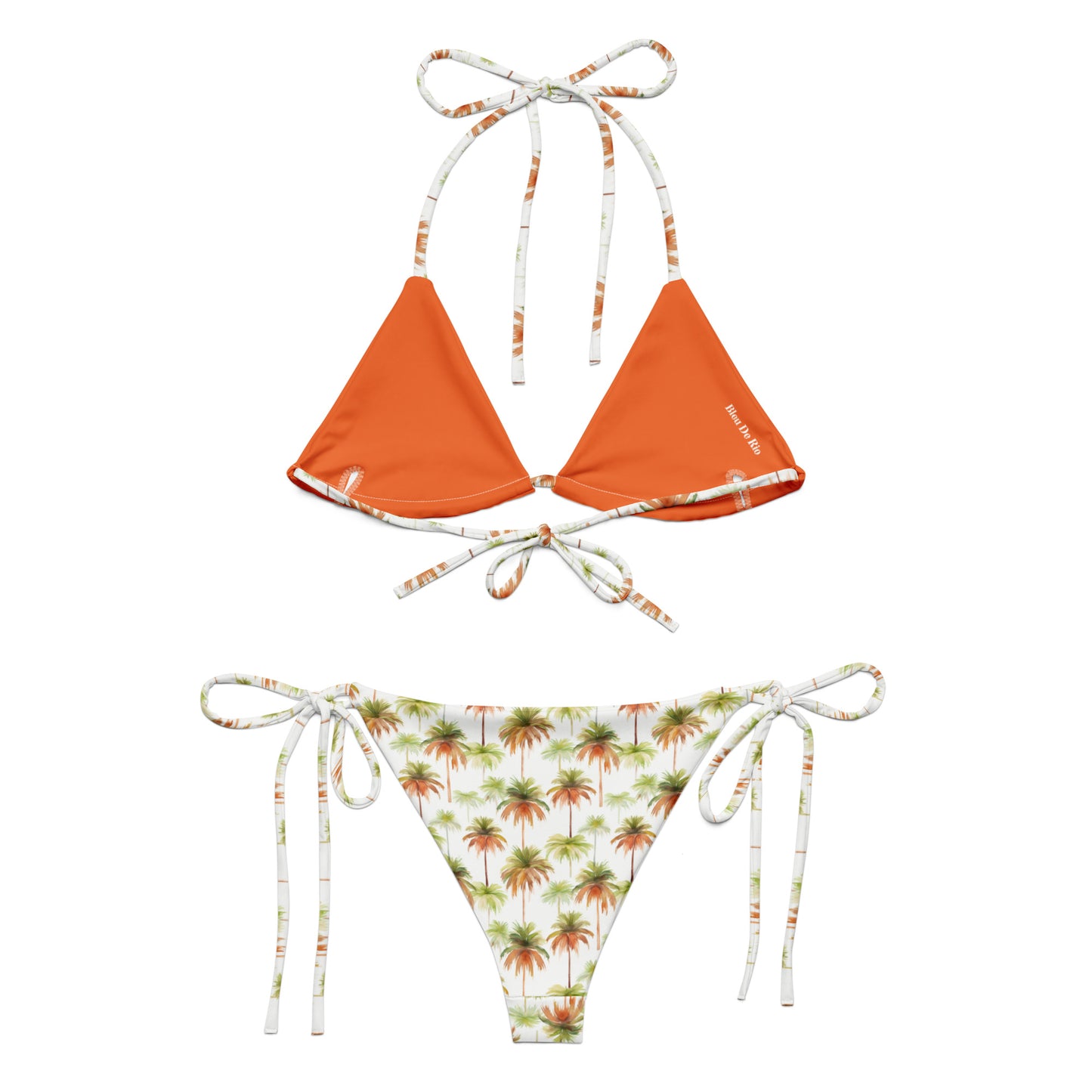 Sunset Palm Tree Brazilian Triangle Bikini