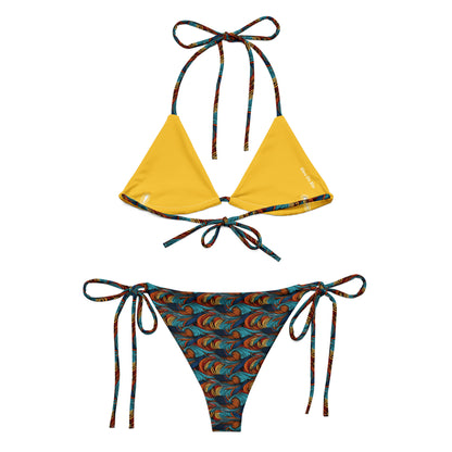 South Africa Waves Triangle Bikini