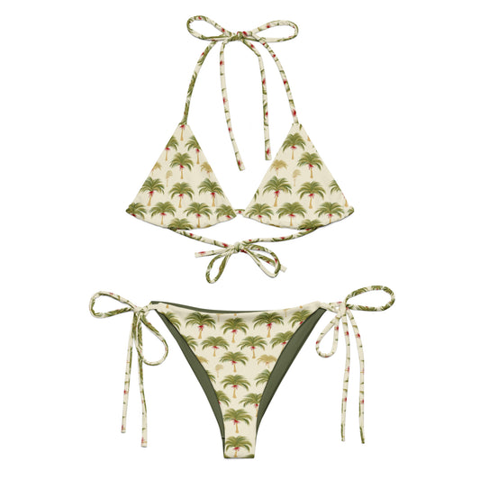 Vintage Palm Tree Brazil Triangle Bikini