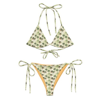 Island Brazil Palm Tree Triangle Bikini