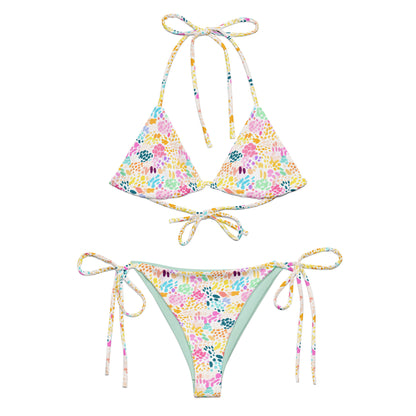 Candy Panther Animal Print Triangle Bikini