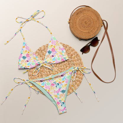 Candy Panther Animal Print Triangle Bikini