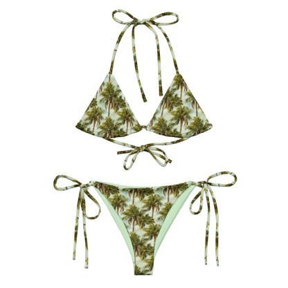 Brazil Spring Coconut Tree Triangle Bikini