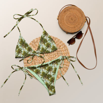 Brazil Spring Coconut Tree Triangle Bikini