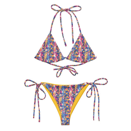 Fleury Perruche Bird Animal Print Triangle Bikini