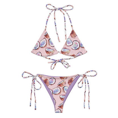 Pink Coconut Fruit Triangle Bikini