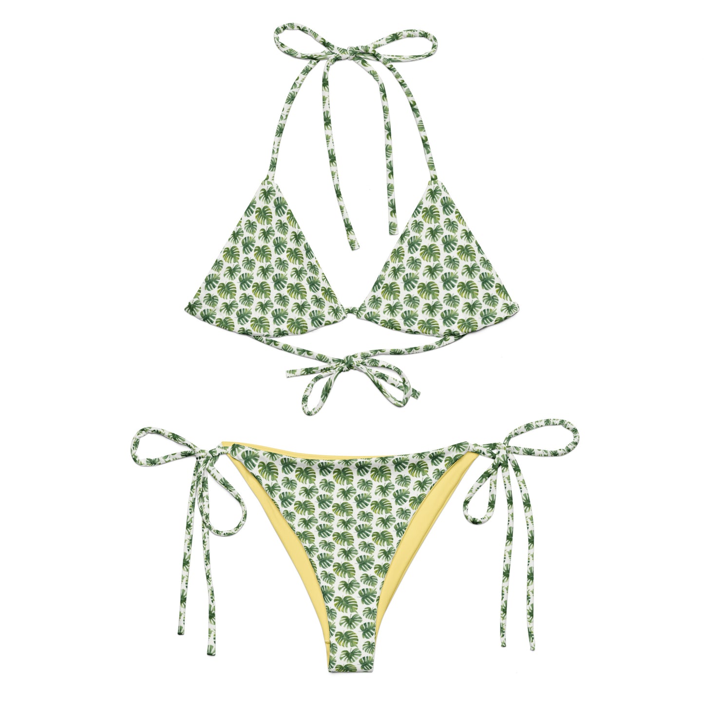 Rio Monstera Brazil Triangle Bikini