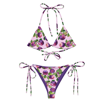 Prune Fruit Triangle Bikini