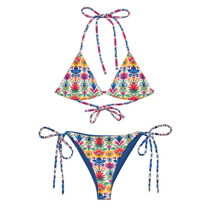 Rio Red And Blue Carnival Brazil Triangle bikini